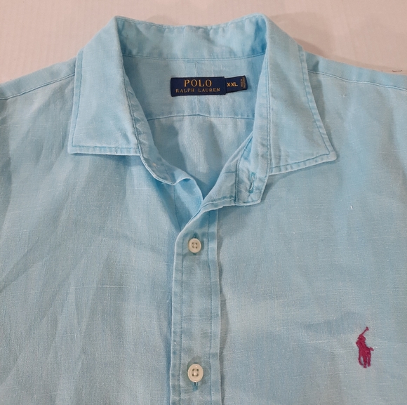 Polo Ralph Lauren Linen Long Sleeve Shirt - Picture 6 of 6